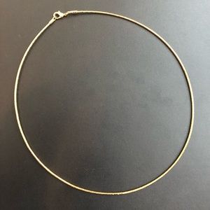 Gold Collar Style Necklace (vintage ?)